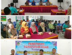 Kades Kepel Sosialisasikan Anggaran APBDes Tahun 2023