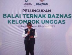 BAZNAS Launching Kelompok Unggas Balai Ternak Unggul Artha Ngawi