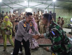 Kapolres Hadiri Acara Pelepasan OJT Taruna Akmil di Yonif Raider 323/BP