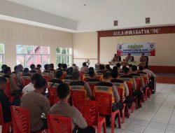 Kapolres Pagar Alam Memberikan Arahan kepada Seluruh Bhabinkamtibmas