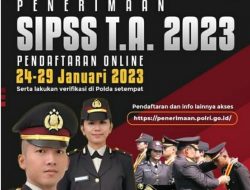 Polri Kembali Buka Penerimaan SIPSS Tahun Anggaran 2023.