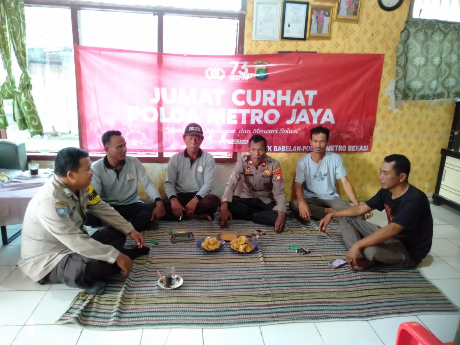 Polsek Babelan gelar Jum,at Curhat