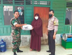 Bhabinkamtibmas Desa Karyamukti Lakukan Kegiatan Jum’at Berkah.