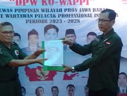 Saepudin Erix Resmi Dilantik Sebagai Ketua DPW KO WAPPI Jawa Barat