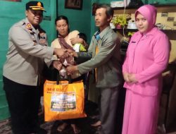 Polres Pagar Alam Erwin Irawan Mengadakan Giat Pelayanan Stunting Dan Bansos