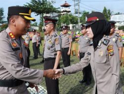 Sejumlah PAMA dan BRIGADIR Polres Lampung Utara Mendapat Kenaikan Pangkat