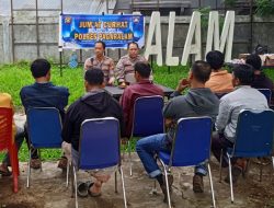 Melalui Jumat Curhat Kapolres Pagar Alam  Diskusi Bareng Dengan Warga Masyarakat Kelurahan Uluh Rurah