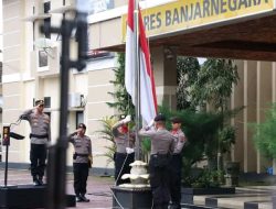 Polres Banjarnegara Gelar Upacara Bendera Bulan Januari 2023