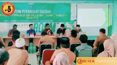 Kadiskominfo SP Tanbu adakan Pertemuan Forum (Ranwal) dan (Renja) Tahun 2024.