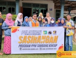 PT.PAMA Distrik Aria Bersama PT.Arutmin Adakan Pelatihan Sasirangan Kelompok Pengrajin UMKM