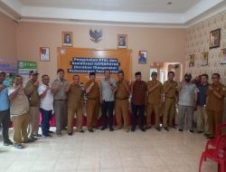 Sosialisasi PTSL di Aula Desa Suka Mekar Kecamatan Sukawangi