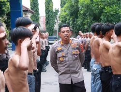 Berikan Efek Jera, Polisi di Majalengka Lakukan Pembinaan Positif Pada Para Pelajar Tingkat SMK Yang Terindikasi Tawuran