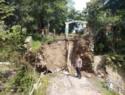 Polsek Conggeang Kroscek Lokasi Jembatan Ambruk