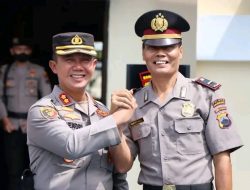 Kapolres Banjarnegara Pimpin Upacara Corps Raport Kenaikan Pangkat Pengabdian Polri.