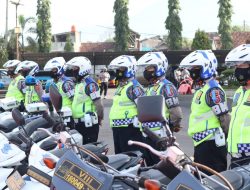 Polres Sumedang Apel Gelar Pasukan