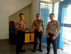 Kasad Binmas Iptu Ramdani Melakukan Pengecekan Dan Pembinaan Para Satuan Pengamanan