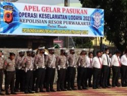 Polres Purwakarta Gelar Operasi Keselamatan Lodaya 2023