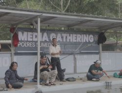 Memeriahkan HPN 2023 Dan HUT PWI Ke 77, Polres Sumedang Laksanakan Media Gathering