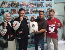 Dalam Rangka HUT Gindra Ke 15 , Ketua DPC Gerindra Majalengka Sambangi Kantor PWI Majalengka