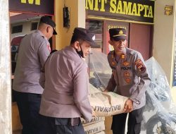 Jajaran Personil Polsek Losari – Polres Brebes Melaksanakan Giat Bakti Sosial