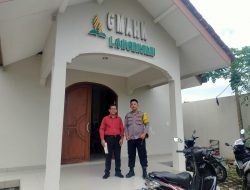 Jemaat Beribadah Dengan Hikmat, Bhabinkamtibmas Amankan Jalanya Ibadah