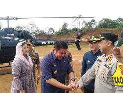 Gubernur Sumatra Selatan H Herman Deru Melaksanakan Peletakan Batu Pertama Kantor PCNU Kota Pagar Alam