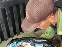 Di Temukan Seorang Bayi Jenis Kelamin Perempuan Terbungkus Plastik Dekat Bank Sampah Kelurahan Setia Asih
