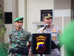 Hadapi Tahun Politik 2024, TNI-Polri Banjarnegara Gelar Apel Bersama.
