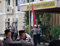 Polres Banjarnegara Gelar Upacara Bendera Bulan Februari 2023.