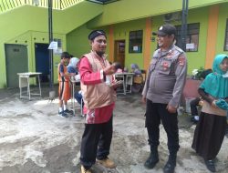 Polsek Pataruman, Patroli Pada Akhir Pekan di Pemukiman Warga