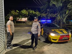 Polsek Pataruman Patroli Pada Dini Hari, Pastikan Kondusifitas Wilayah