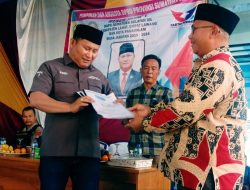 Rudi Hartono, Tanggapi Usulan Warga Desa Tanjung Menang Kecamatan Jarai.