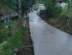 Pemerintah Desa Cimanggung Realisasikan Anggaran DD Untuk Rabat Beton