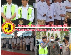 Kapolda Bali Dampingi Presiden RI Melaksanakan Kunker di Provinsi Bali