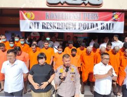 Press Coference Hasil Ops Sikat Agung Tahun 2023, Dit Reskrimum Polda Bali Berhasil Ungkap 88 Kasus.
