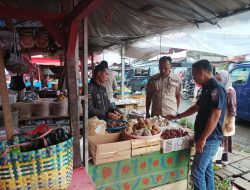 Polres Pagar Alam Bekerjasama Dengan Pemkot Monitoring Mengecek Harga Barang Sembako