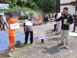 Sat Reskrim Polres Banjar Gelar Rekonstruksi Kasus Perkara Pembunuhan