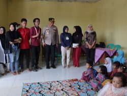 Bersama GMNI Kota Banjar, Kapolres Banjar Baksos Peduli Lansia dan Penurunan Angka Stunting