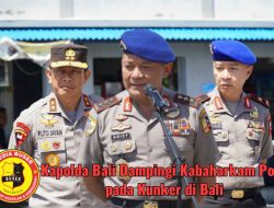 Kapolda Bali Dampingi Kabaharkam Polri Pada Kunker di Bali