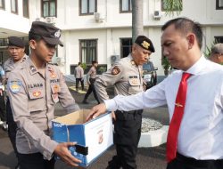 Peduli Penurunan Angka Stunting, Polres Banjar Kumpulkan Dana Pada Kegiatan Sedekah Rutin Apel Pagi