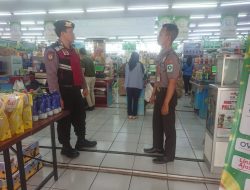 Polres Banjar Melaksanakan Patroli Dialogis ke Wilayah Pajajaran store dan Rumah Sakit Mitra Idaman