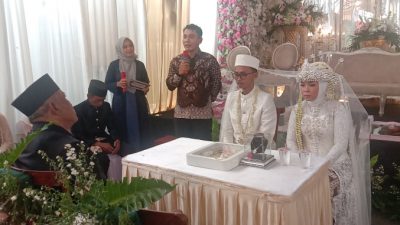 Akad Nikah Kiki Mareza Dan Muhamad Wildan Hamka Berjalan dengan Lancar