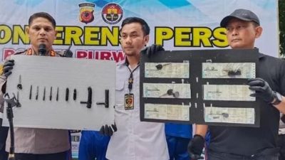 Polisi Meringkus Dua Pelaku Spesialis Pencurian Bermotor.