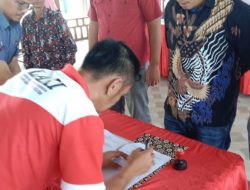 Bawaslu Dan Ormas LAKI Nisel Tandatangani MOU dan Nota Kesepahaman Pemilu 2024