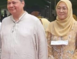 Anne Ratna Mustika Bersama Airlangga Hartanto Di Pengajian Akbar Menyambut Bulan Ramadhan