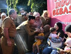 Bupati Majalengka Melauncing PIN Polio, Dengan Target 85.298 anak