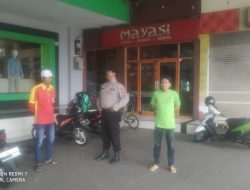 Unit SAMAPTA Polsek Banjar Polres Banjar Polda Jabar, Melaksanakan Patroli Dialogis ke Pajajaran Store