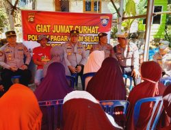 Kapolsek Pagar Alam Selatan IPDA Yoga Suganda Tampung Aspirasi Dan Keluhan Masyarakat