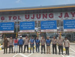 Jelang Arus Mudik Lebaran, Kapolres Sumedang Dampingi Kapolda Jabar Cek Jalur Tol Cisumdawu
