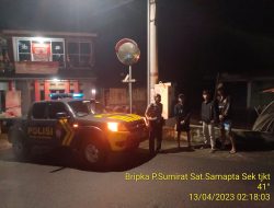 Polsek Tanjungkerta Laksanakan Patroli Sahur Untuk Cegah Terjadinya Tindak Kejahatan